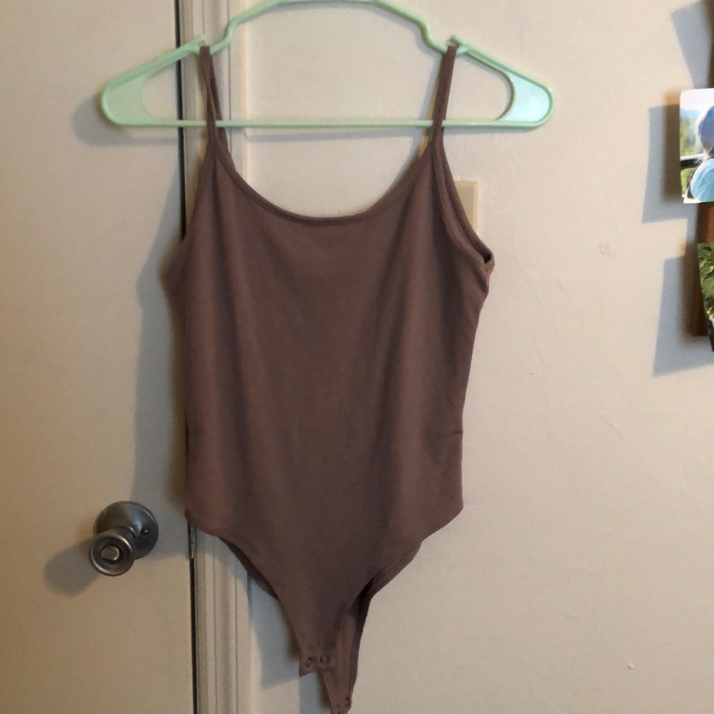 Light brown body suit